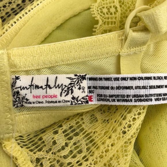 NEW! FREE PEOPLE get off my cloud underwire bra - Picture 5 of 7